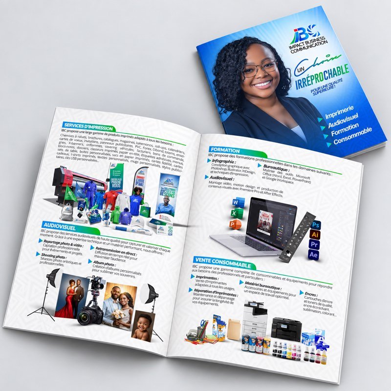 Brochures imprimés par IBC à Pointe-Noire