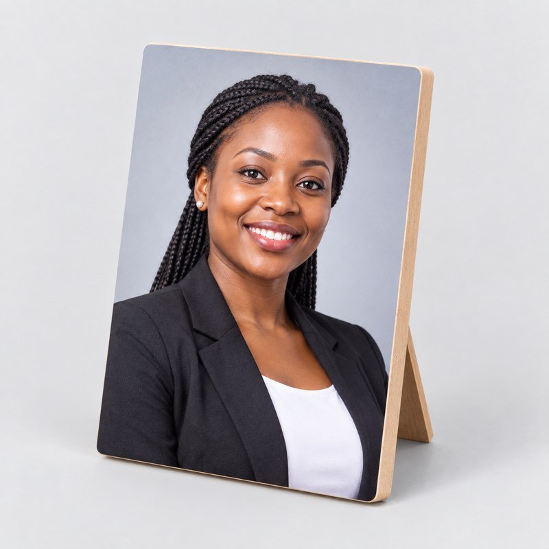 Mini portraits de bureau imprimés par IBC à Pointe-Noire