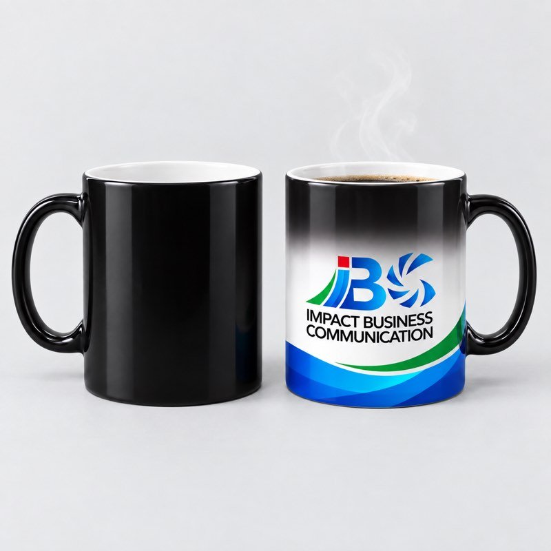 Mugs magiques imprimés par IBC à Pointe-Noire