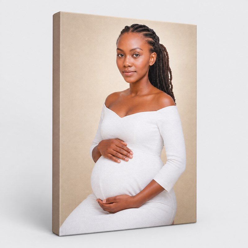 Portraits sur toile imprimés par IBC à Pointe-Noire