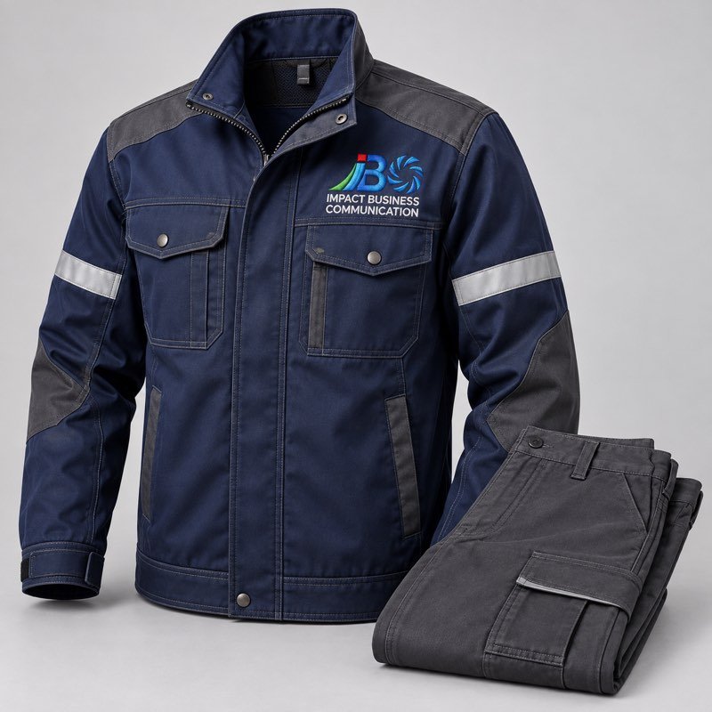 Tenues de travail brodées imprimés par IBC à Pointe-Noire